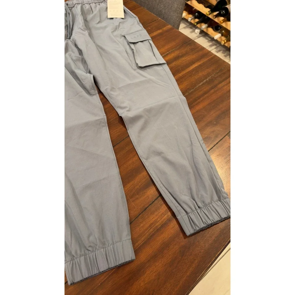 LSKD Energy Stretch Performance Cargo Joggers Storm Blue XL MAPT0002T New